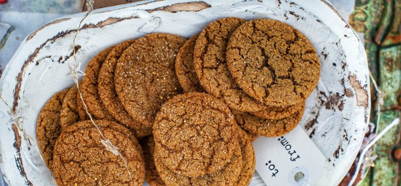 Pan-Banging Ginger Molasses Cookies