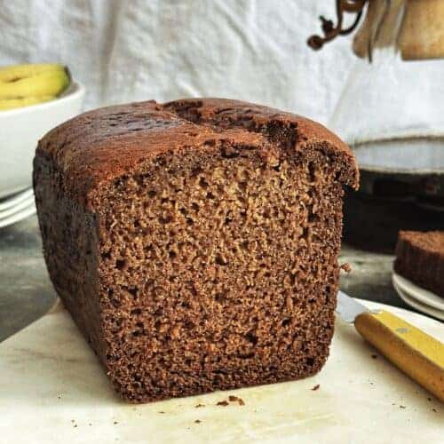 close up hero banana bread
