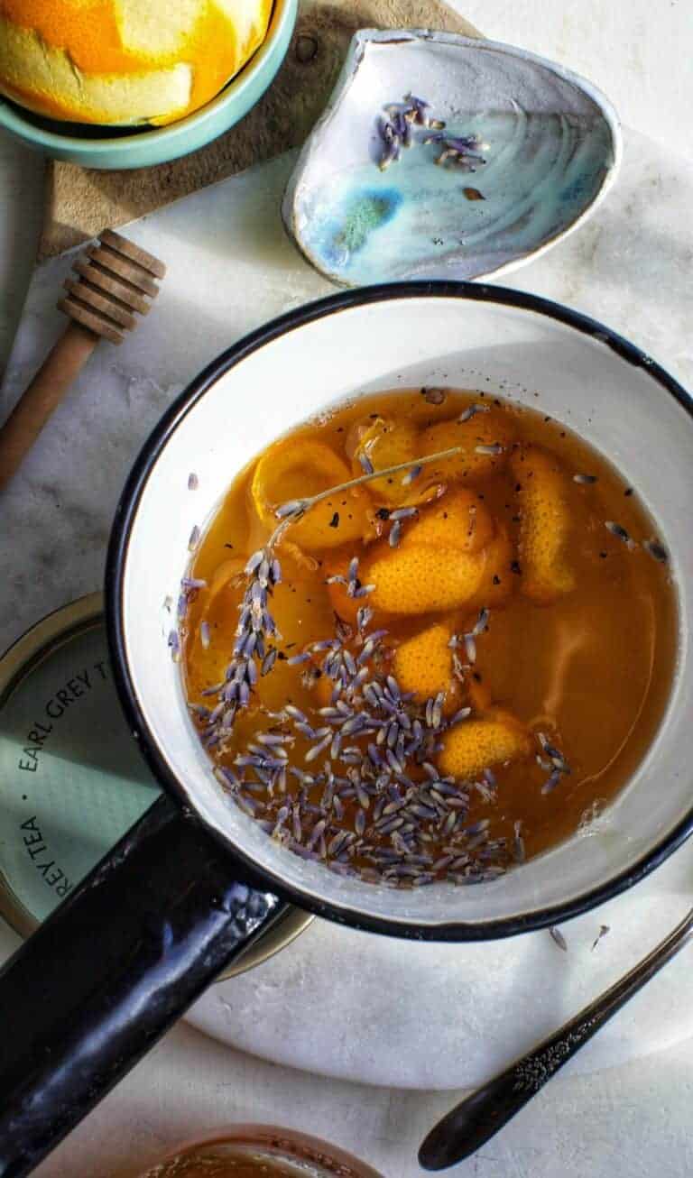 Lavender Orange Honey Syrup
