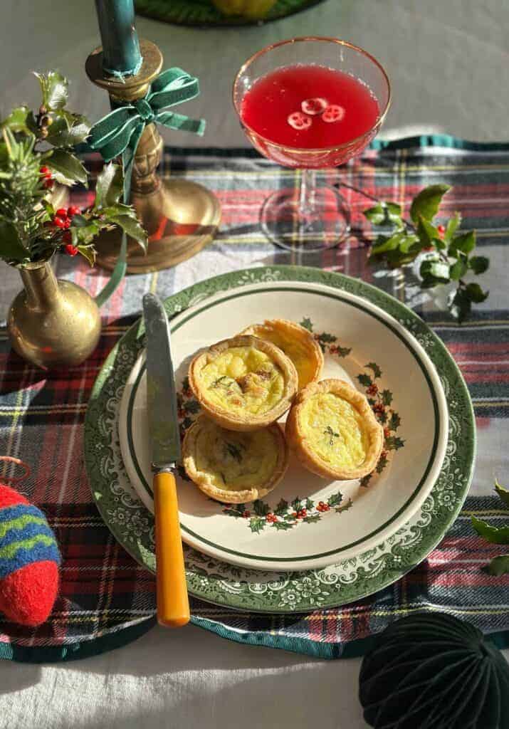 mini quiche christmas