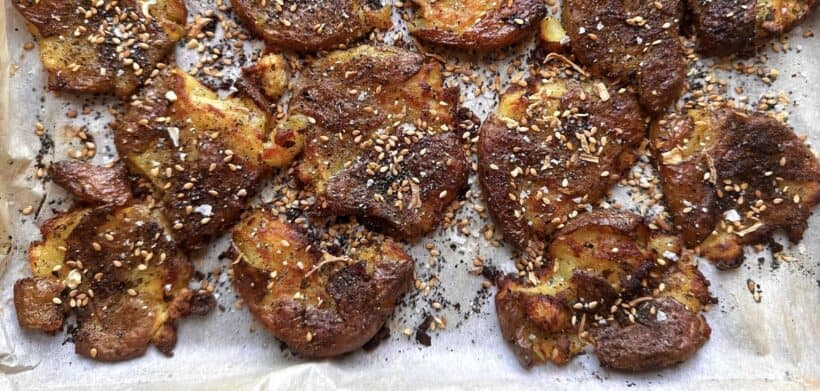 Cozy Side Dish: Crispy Smashed Potatoes